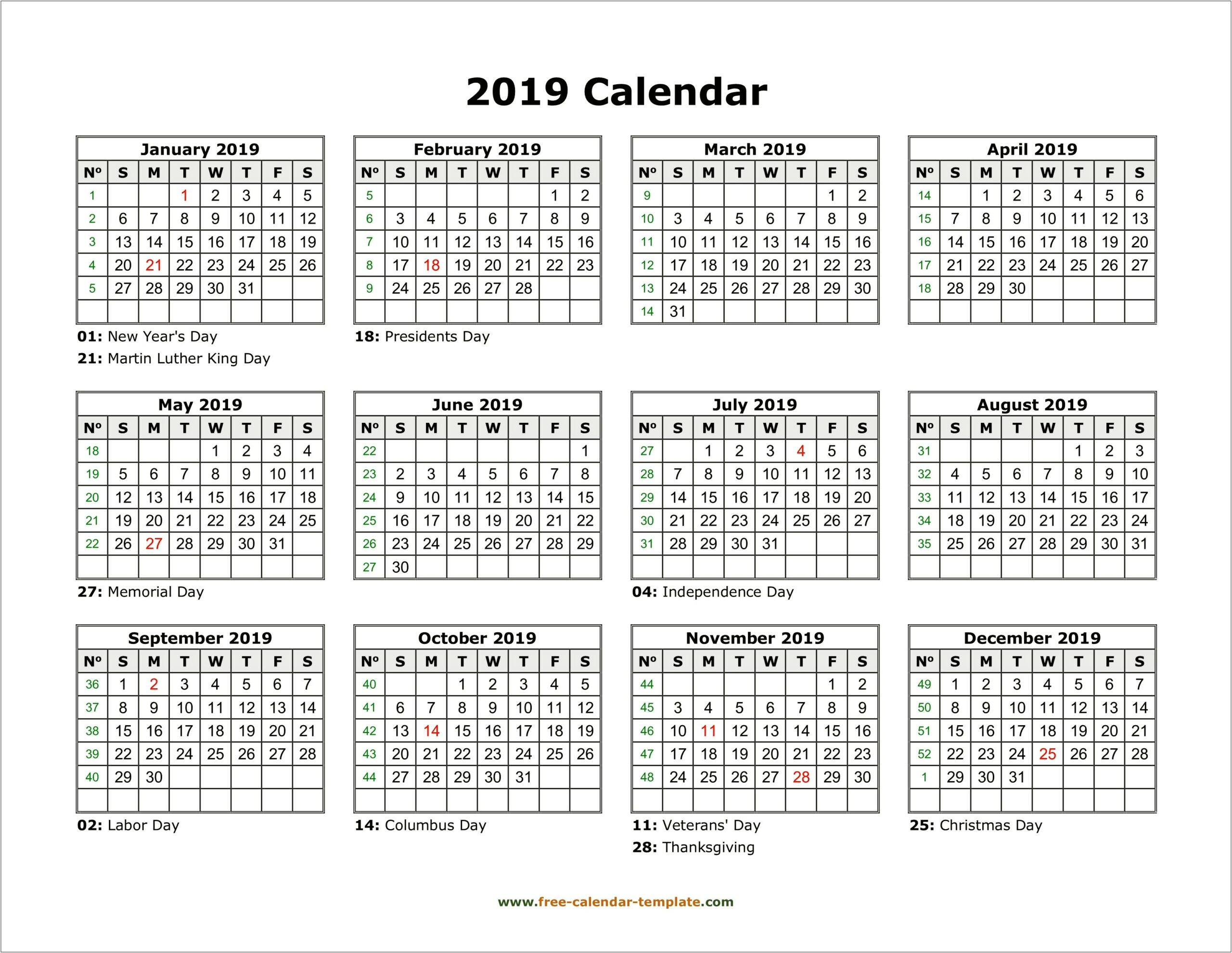 2019-free-printable-vertical-calendar-templates-resume-example-gallery