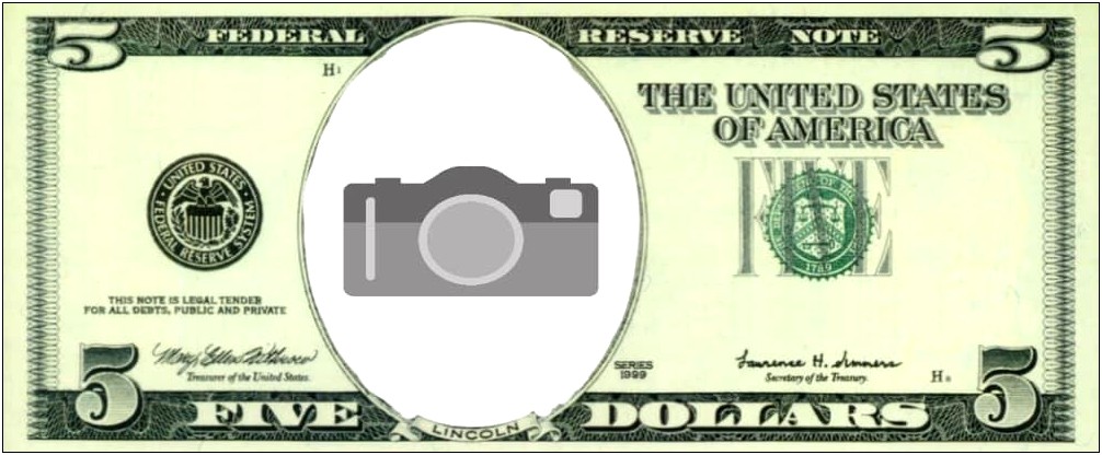 50 Dollar Bill Template Psd Free