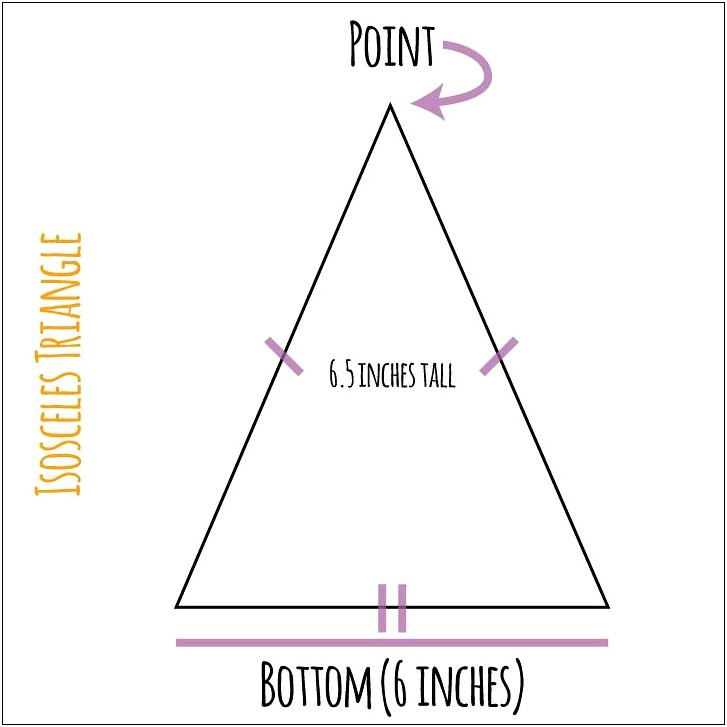6 Inch Equilateral Triangle Template Free