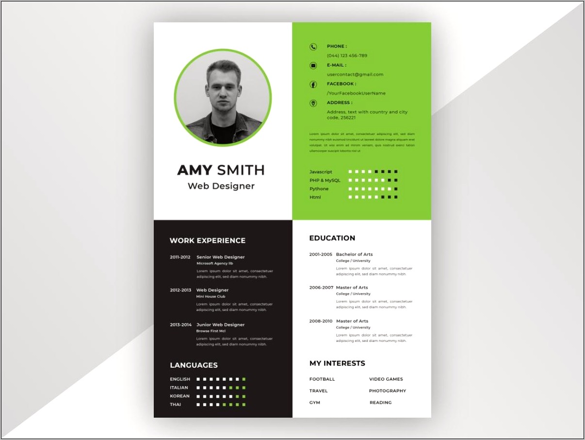  Academic Cv Template Word Free Download Resume Example Gallery