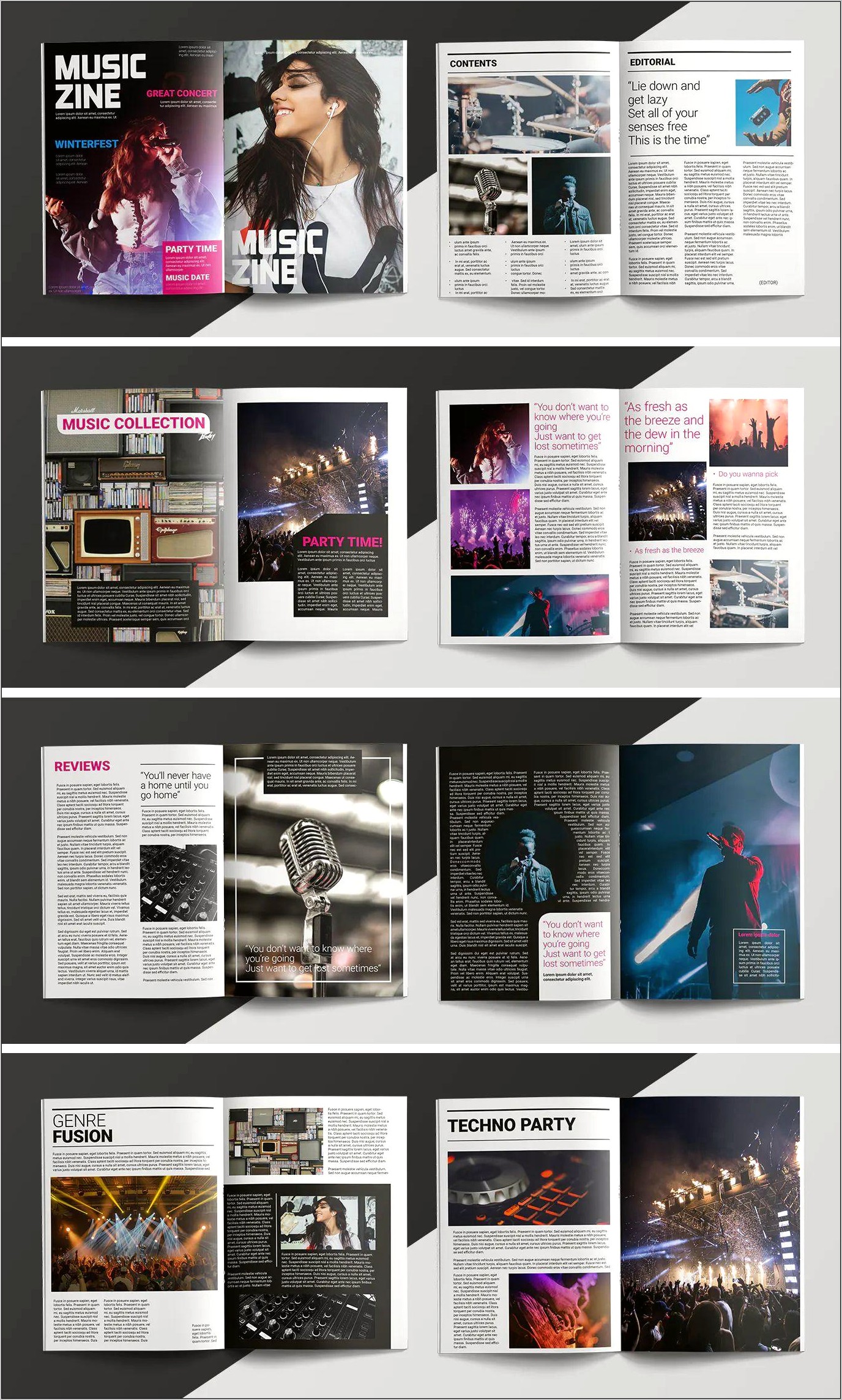 Adobe Illustrator Magazine Templates Free Download Resume Example Gallery