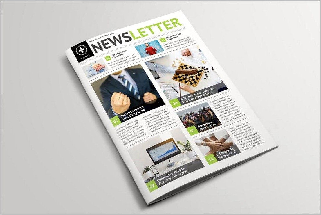 Adobe Illustrator Newsletter Templates Free Download