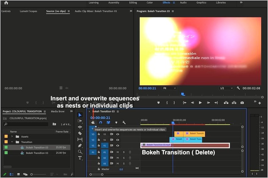 Adobe Premiere Pro Free Transition Templates Resume Example Gallery