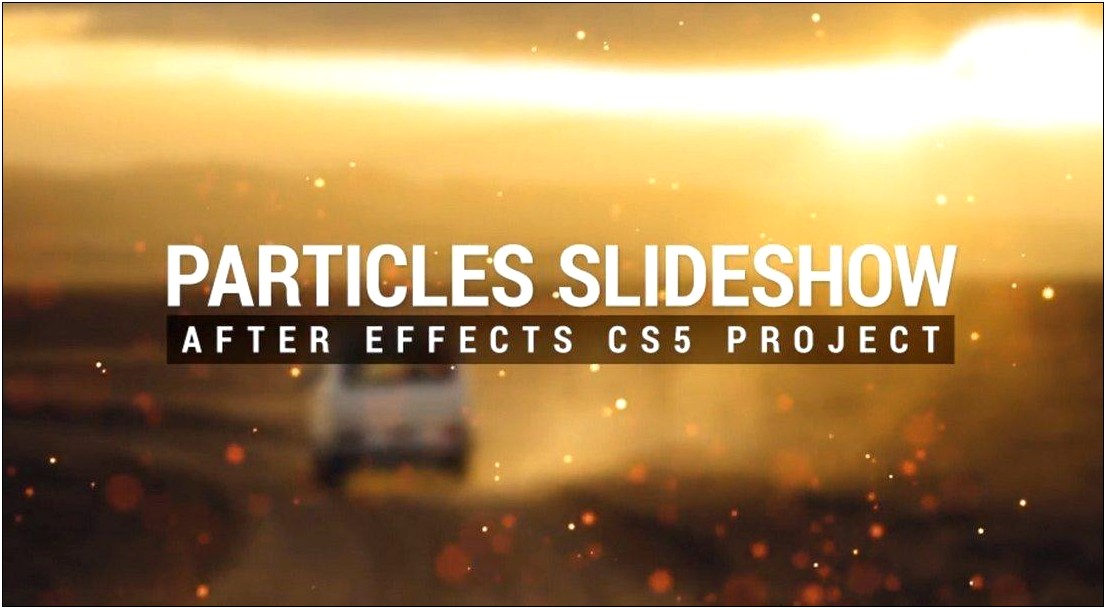 After Effect Slide Show Free Template