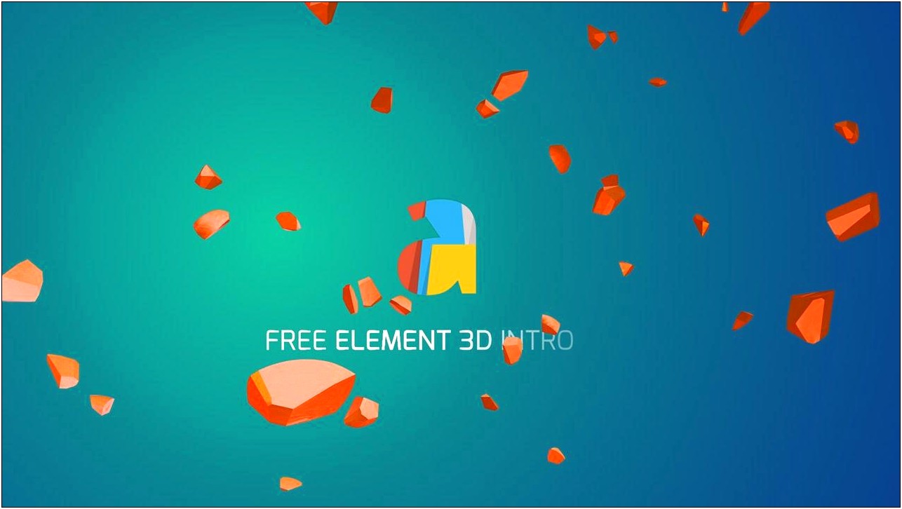 After Effects Free 3d Intro Templates