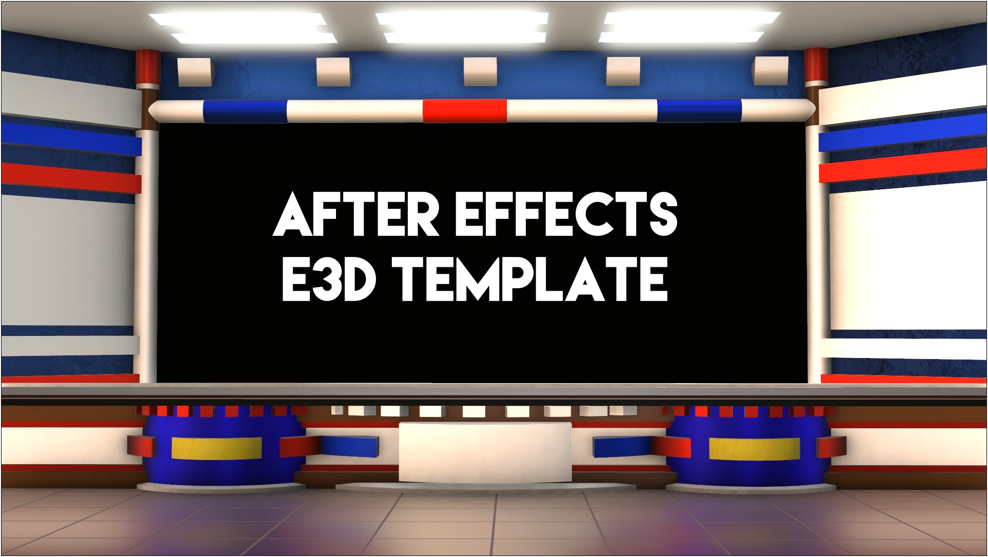 After Effects News Studio Template Free