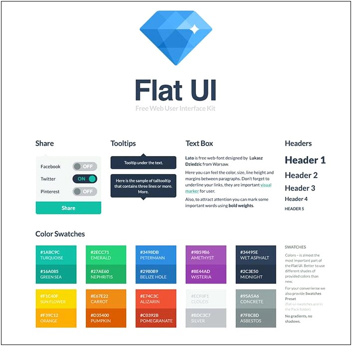 Android Flat Ui Template Free Download