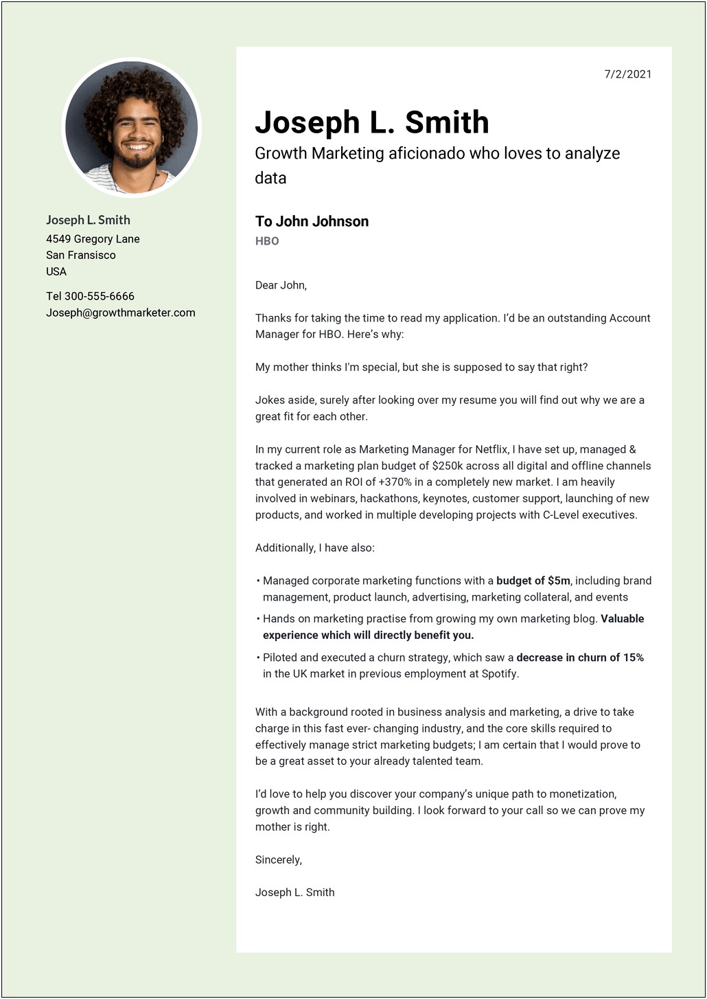 Attractive Cover Letter Templates Free Download