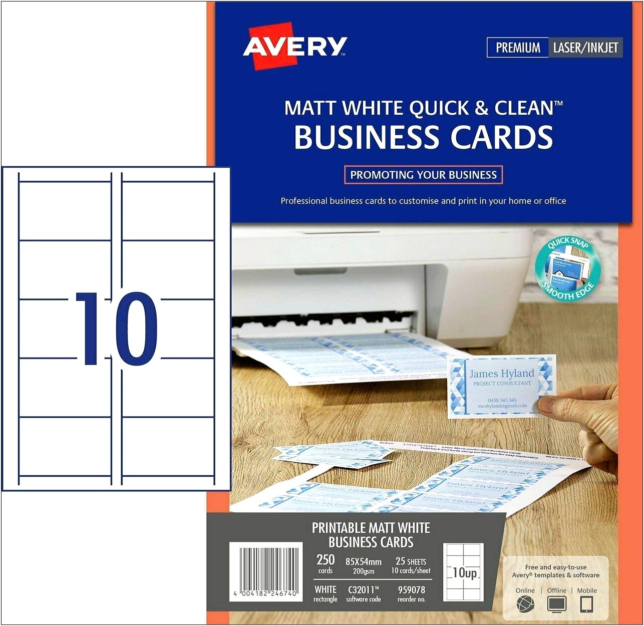 Avery Business Card Labels Free Templates