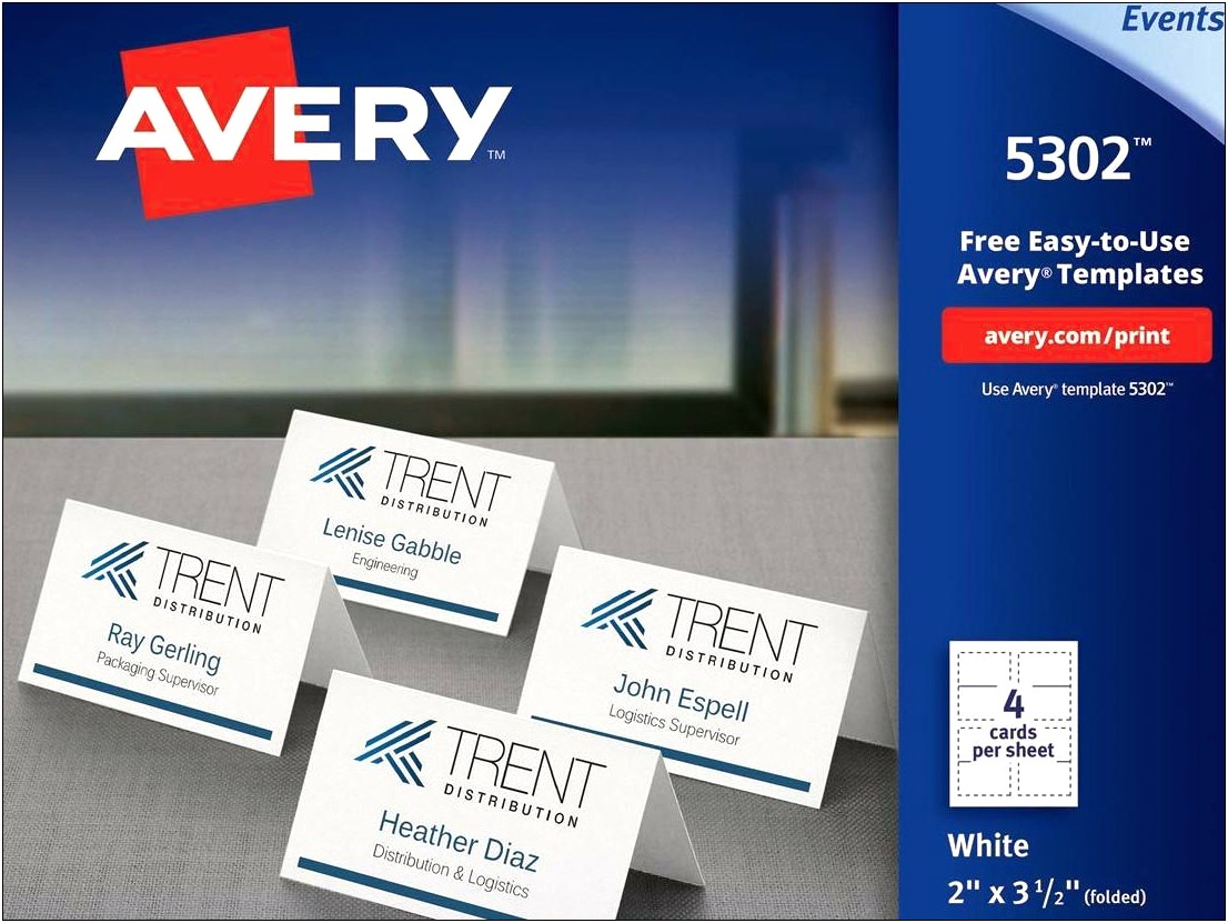Avery Business Cards 5371 Free Templates