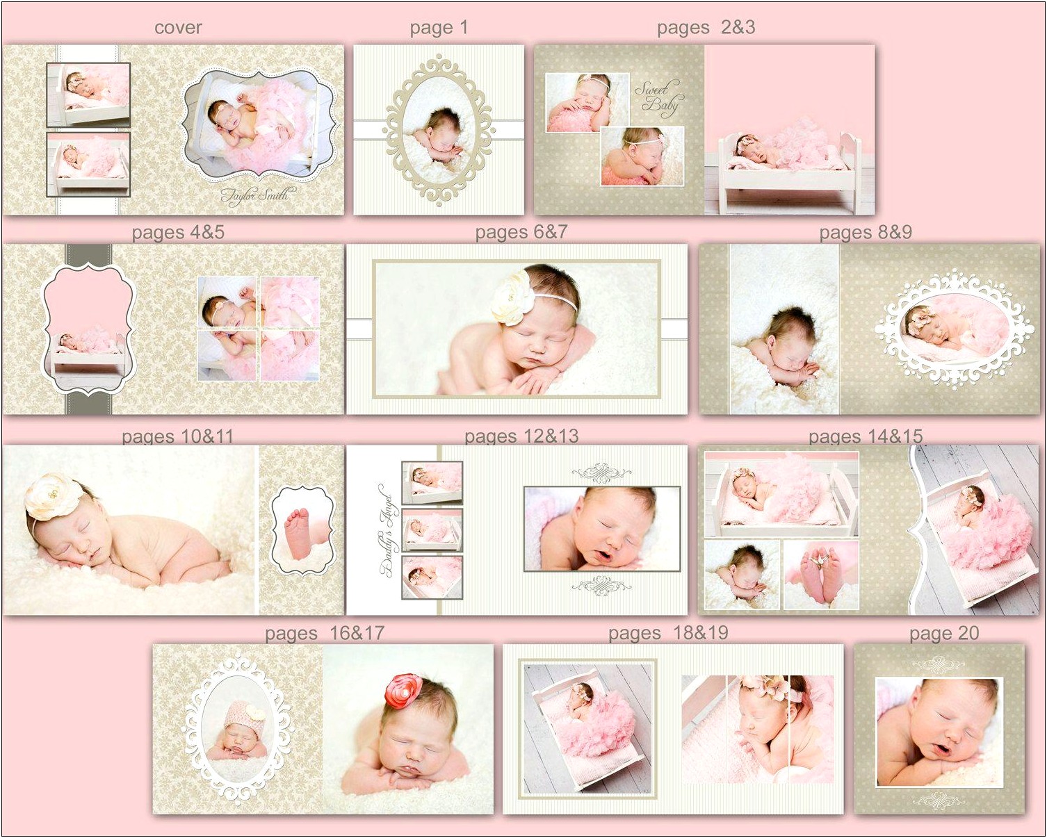 Baby Album Template Psd Free Download