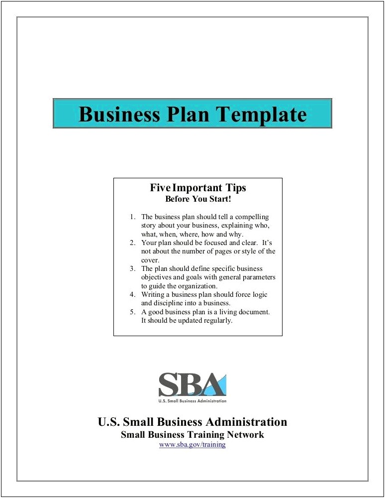 Basic Business Plan Template Uk Free