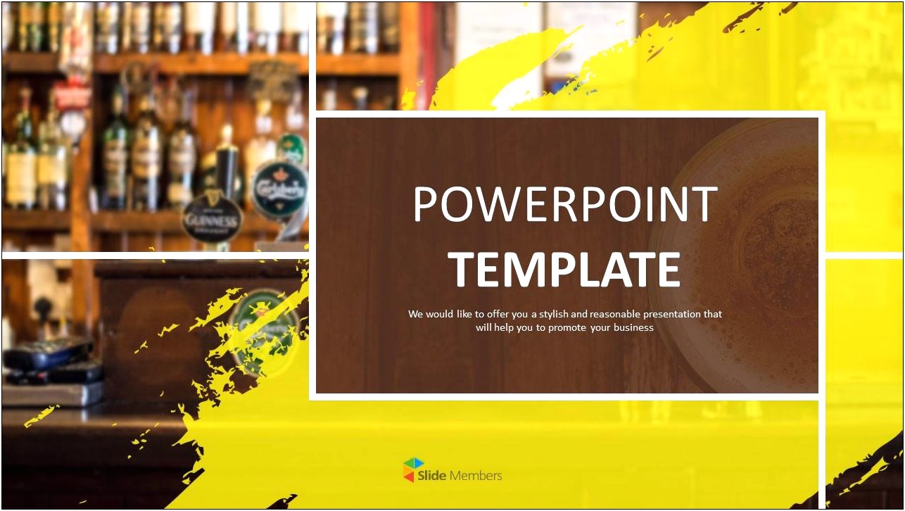 Best Free Powerpoint Templates Wine Theme