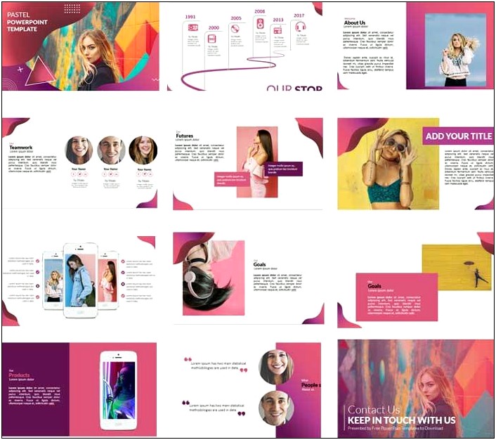 Best Ppt Templates Free Download Pastel