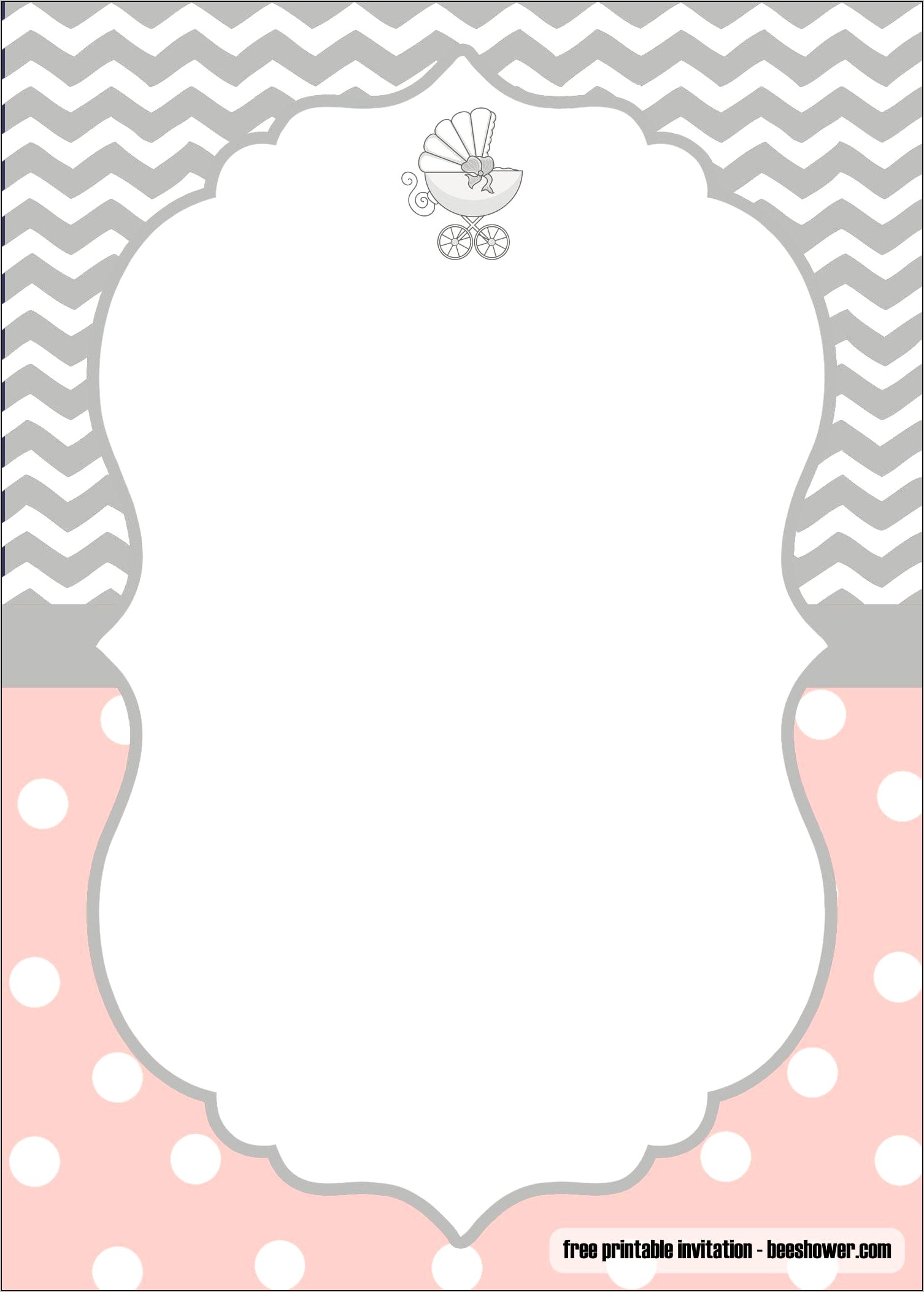 Blank Baby Shower Invitation Templates Free