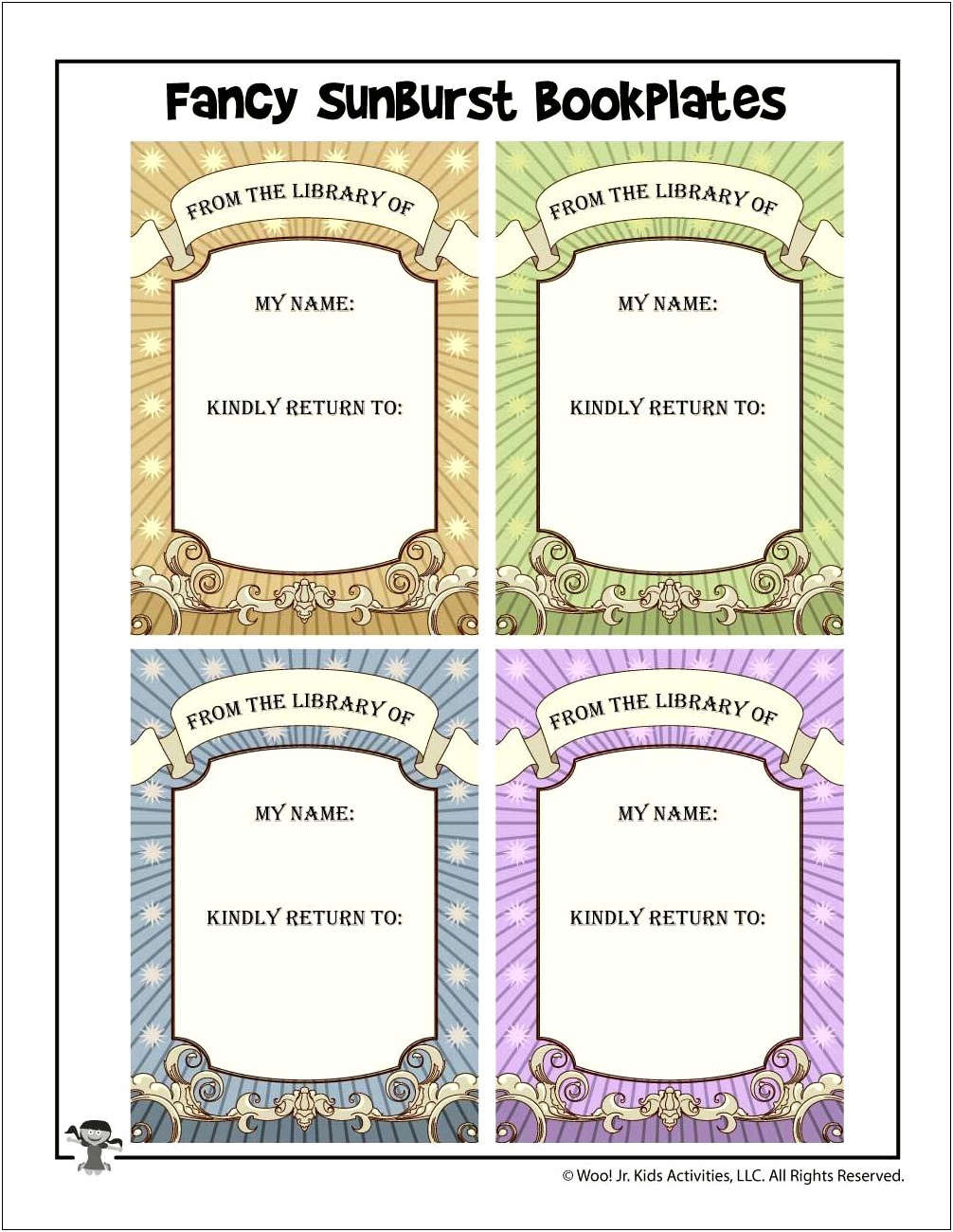 Bookplate Template In Memory Of Free