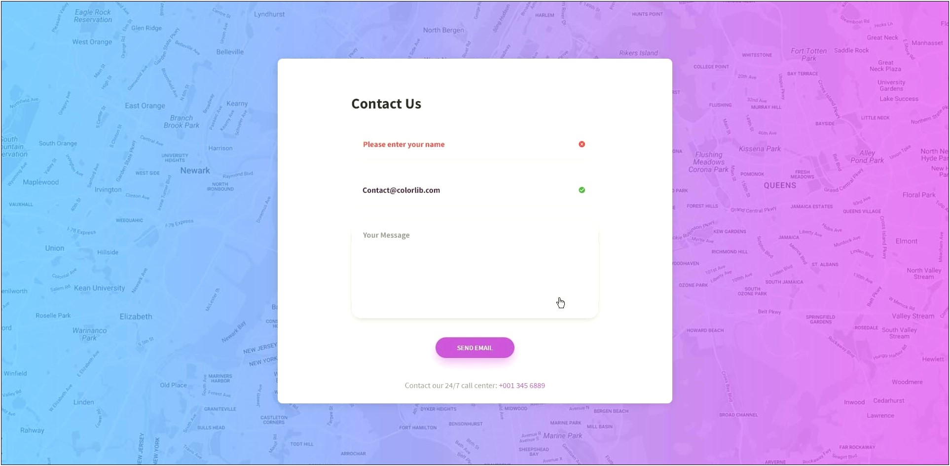 Bootstrap Feedback Form Template Free Download