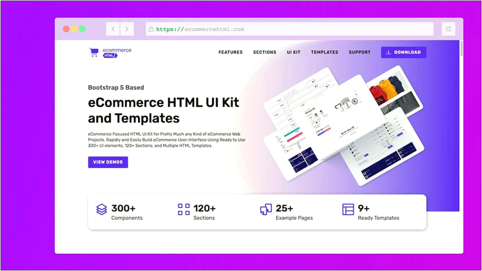 Bootstrap Free Template For E Commerce