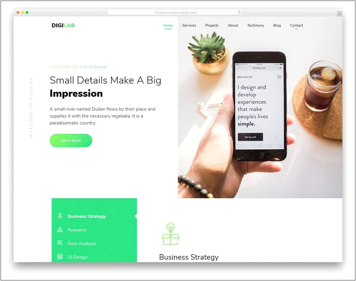 Bootstrap Template Free Download For Corporate