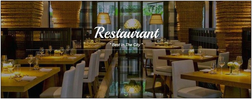 Bootstrap Template Free Download For Restaurant