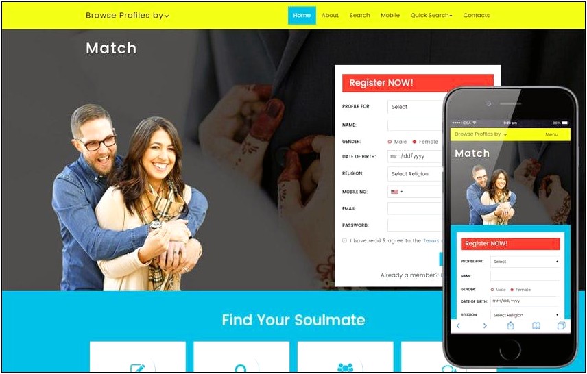 Bootstrap Templates For Matrimonial Free Download