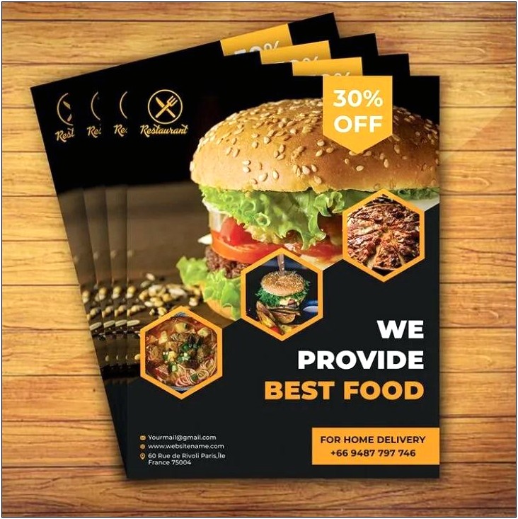Burger Flyer Template Psd Free Download
