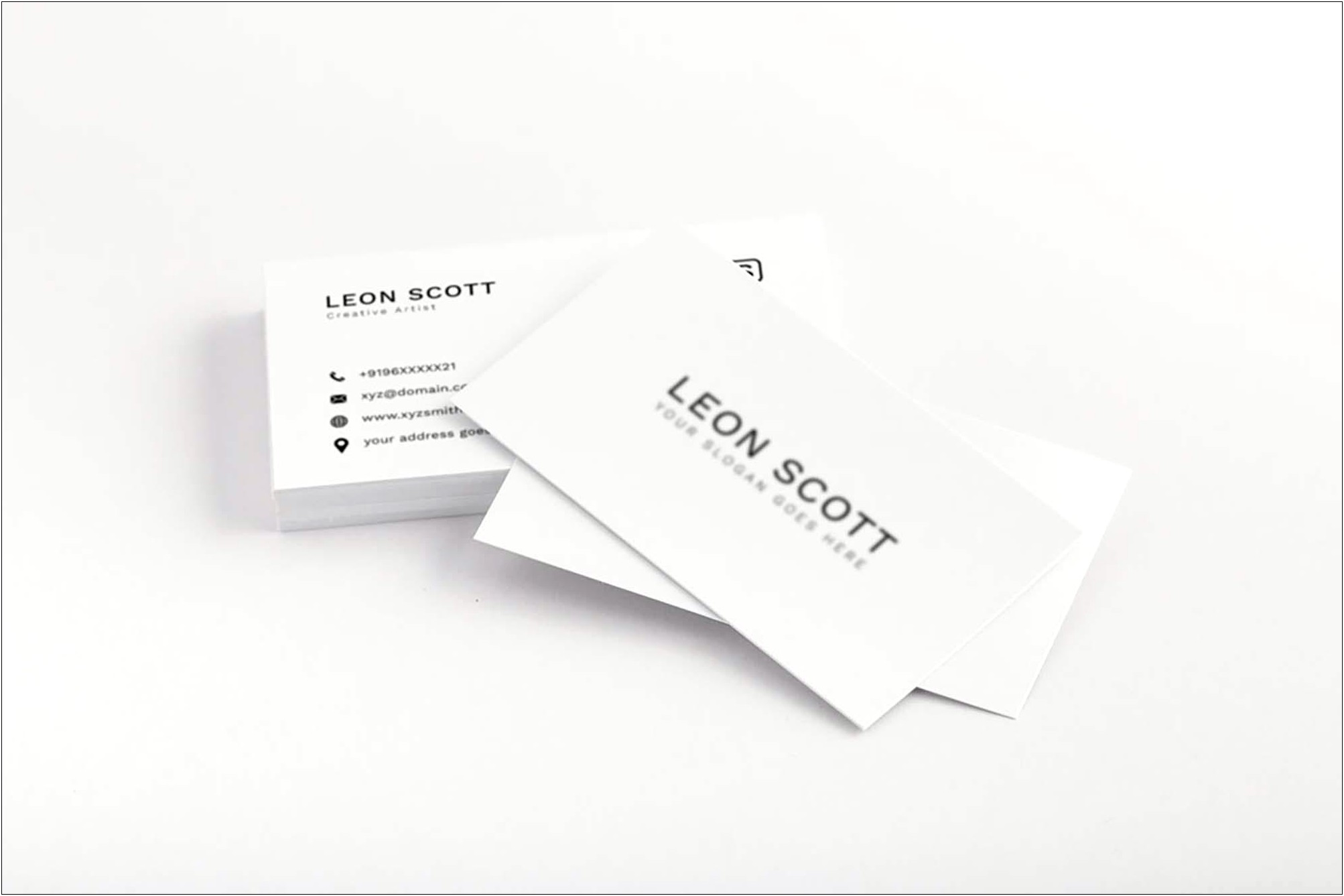 Business Cards Printing Template Photoshop Free