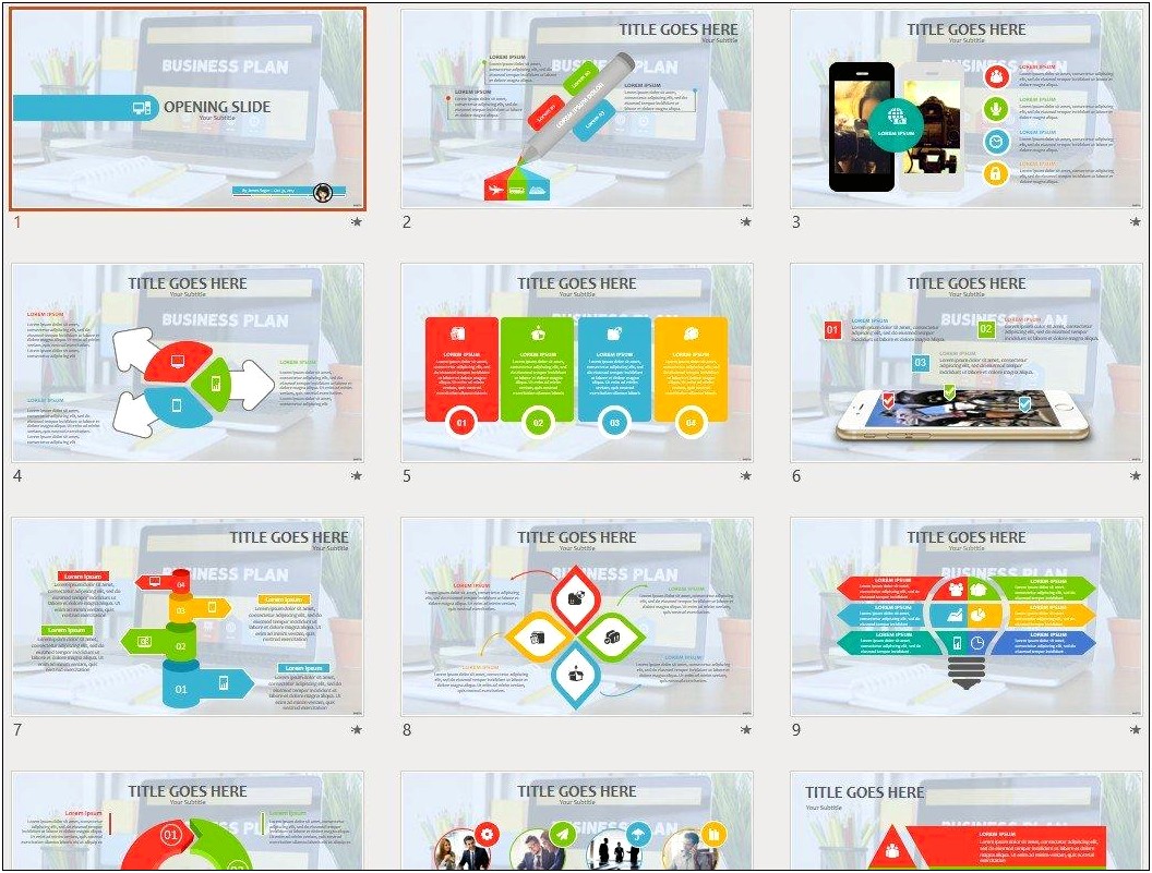 Business Idea Powerpoint Template Free Download