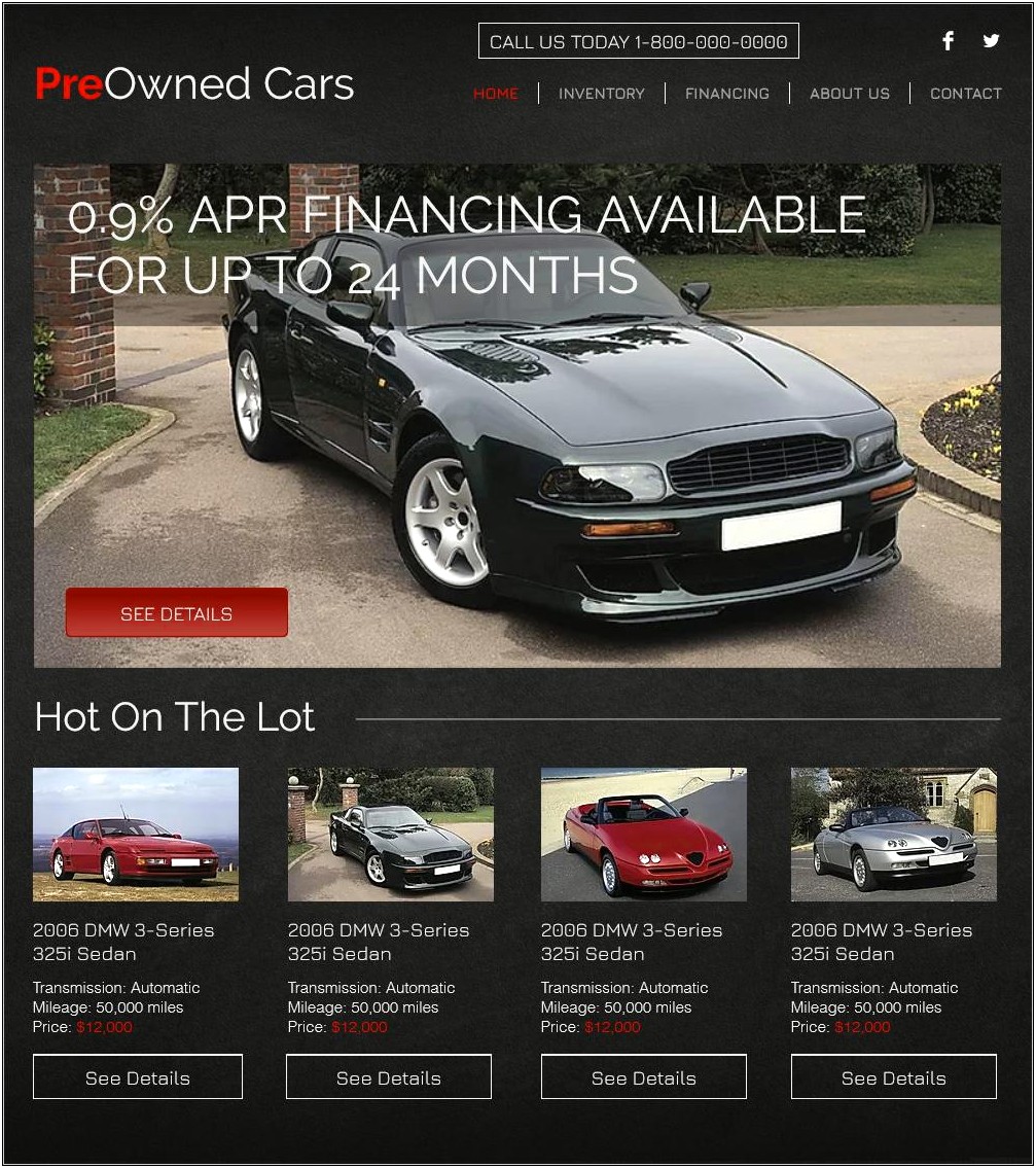 Car Dealer Html Template Free Download