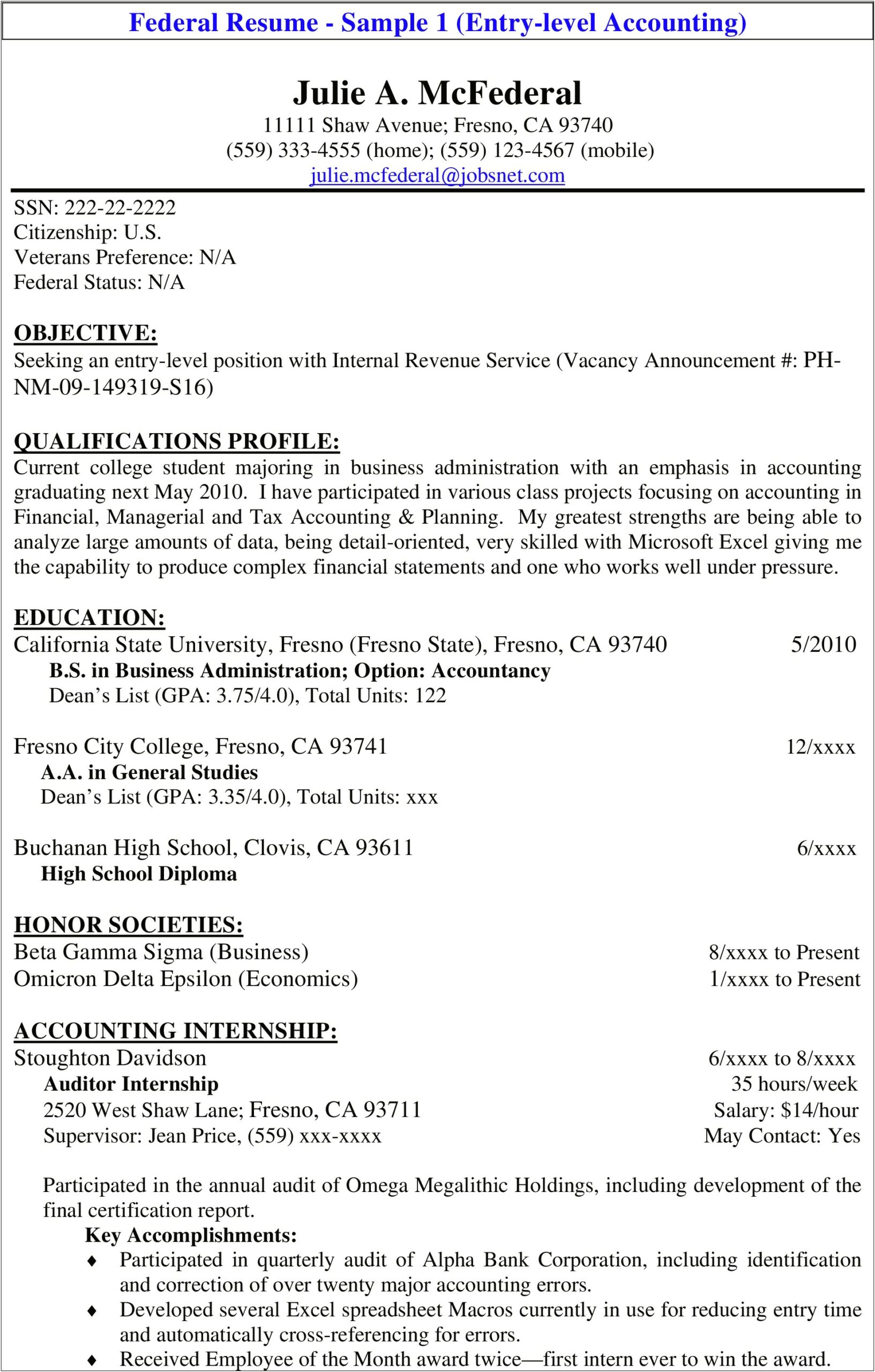 Cv Templates For Accountant Free Download