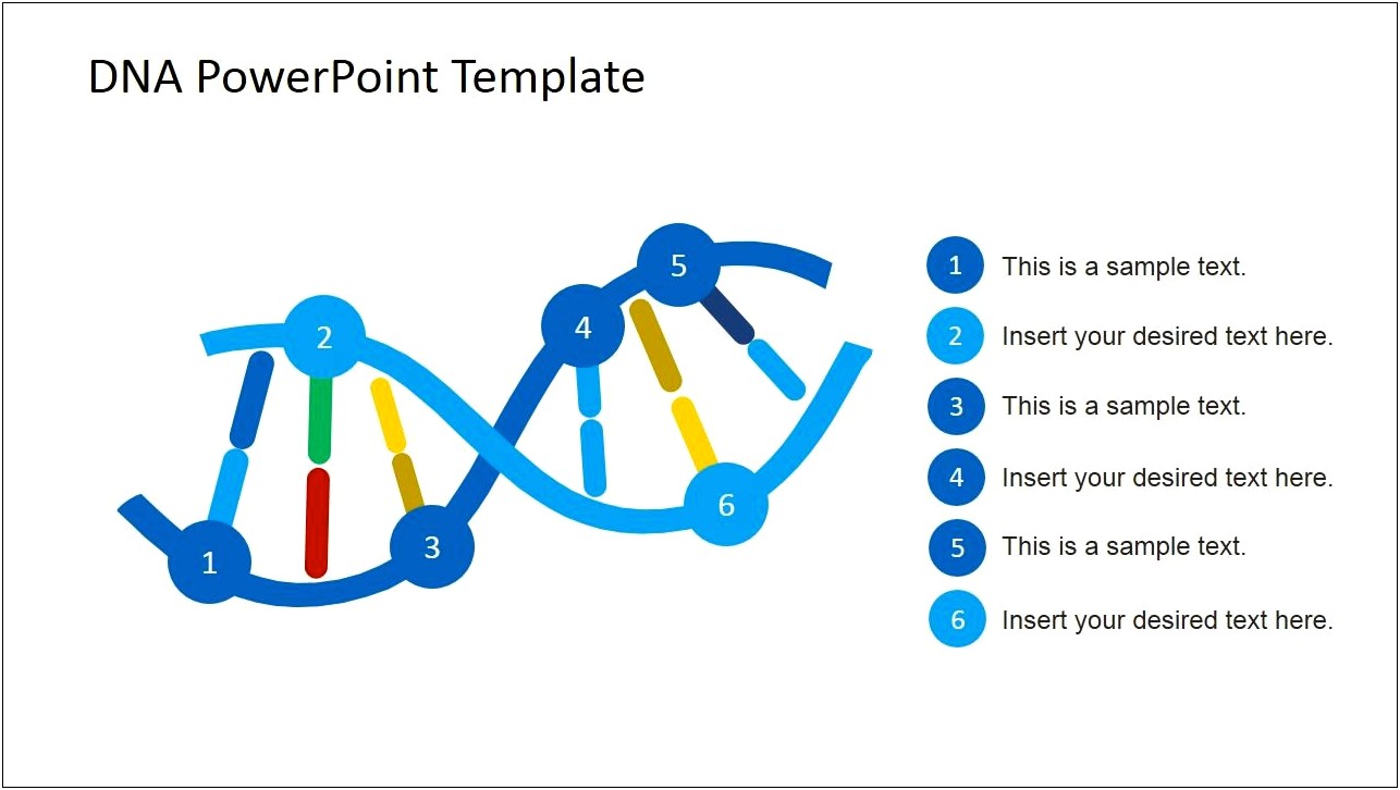 Dna Strand Powerpoint Template Free Download