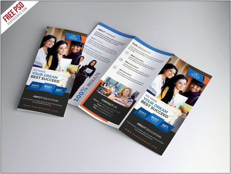 Education Brochure Templates Psd Free Download