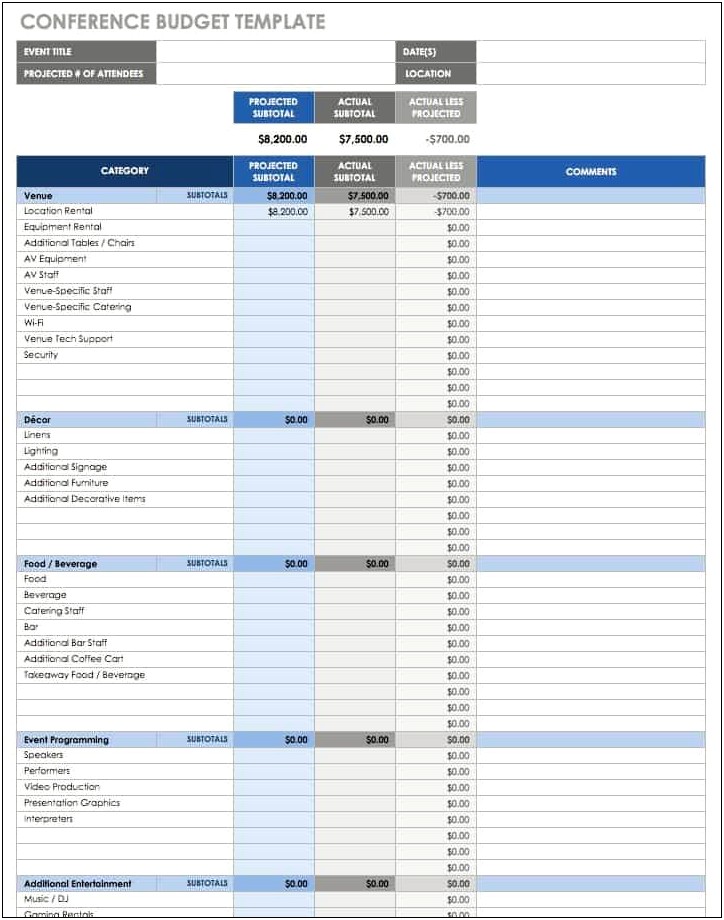 Event Planner Excel Template Free Download Resume Example Gallery