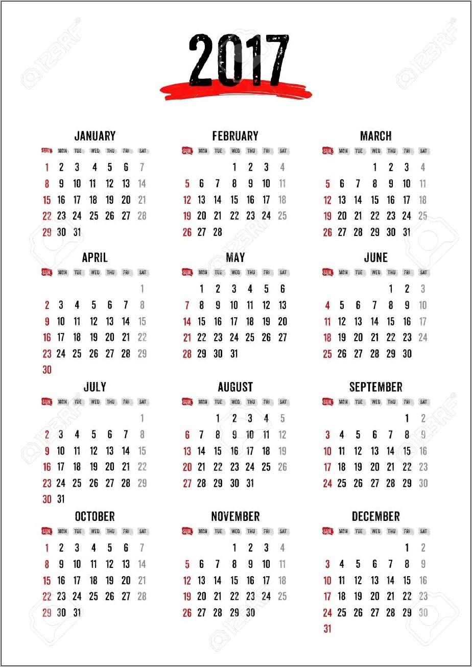 Free Blank 12 Month Calendar Templates Resume Example Gallery