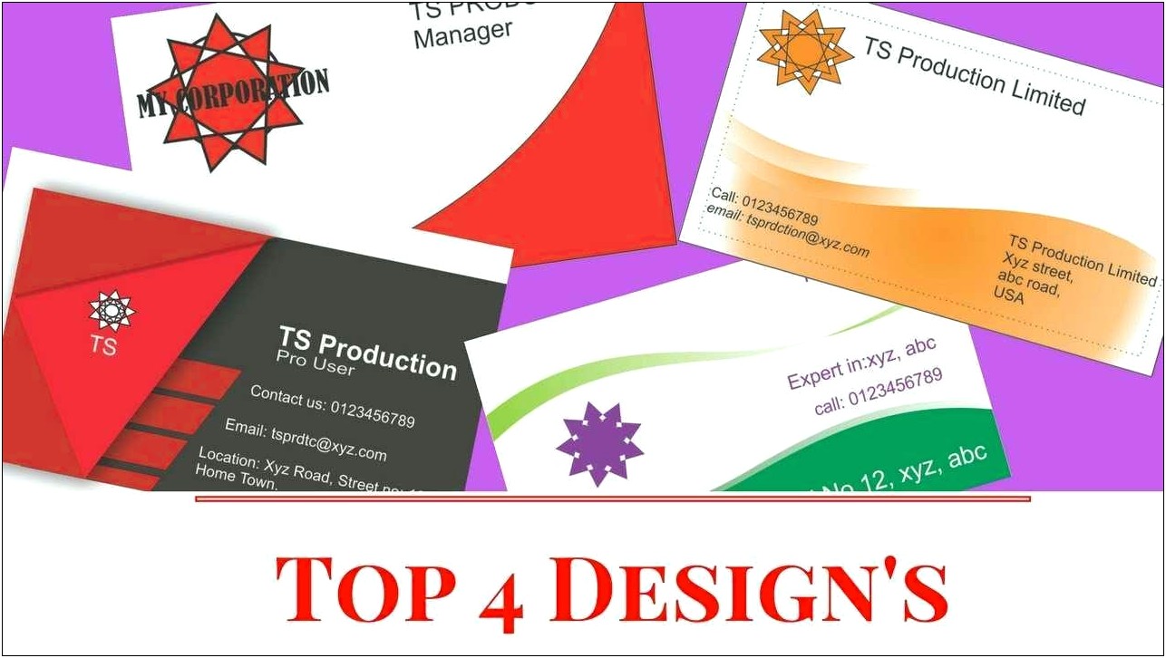 Free Business Card Templates For Openoffice