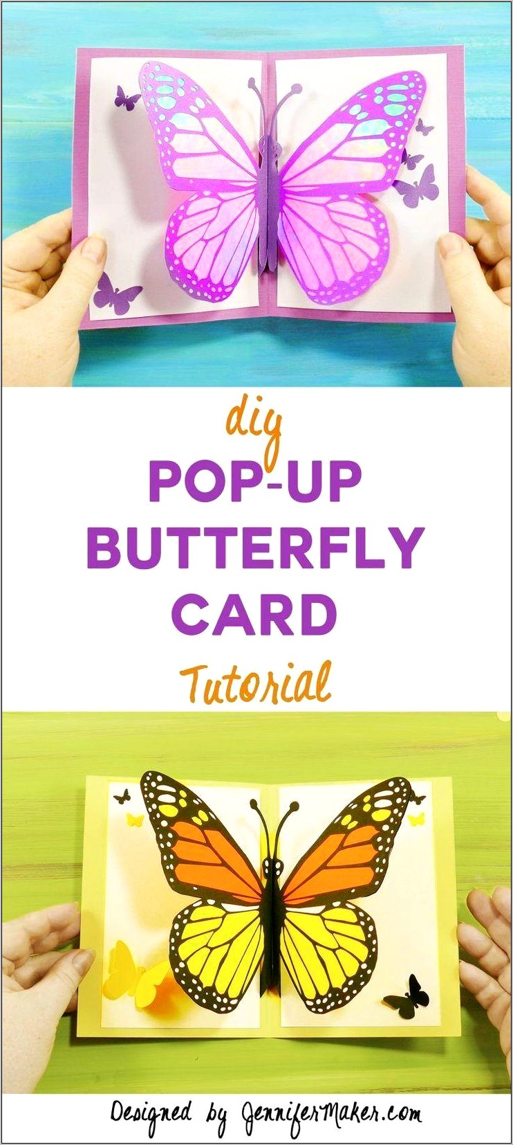 Free Butterfly Pop Up Card Templates