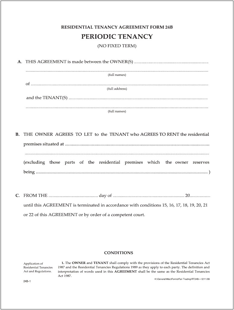 Free Commercial Tenancy Agreement Template Uk