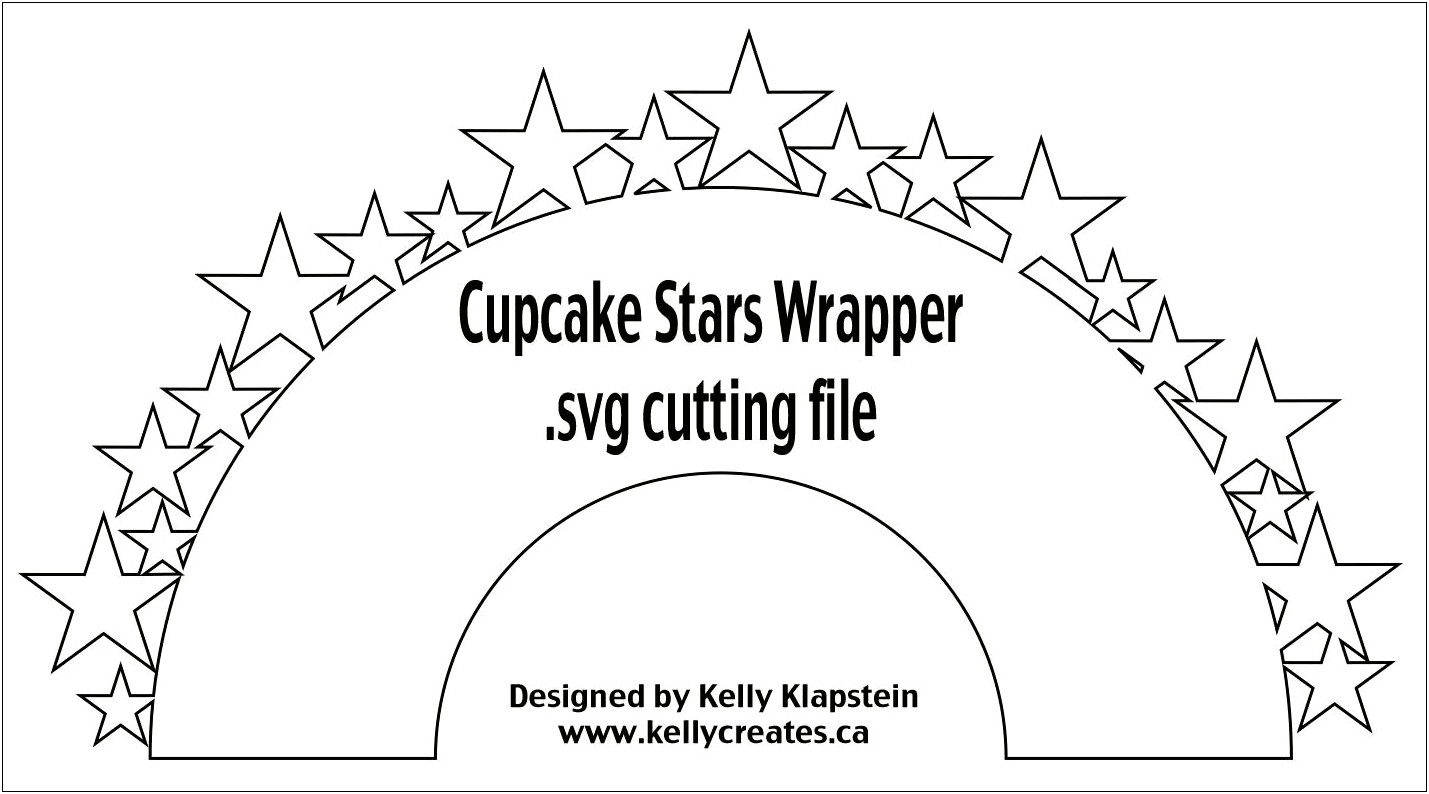 Free Cupcake Wrapper Template For Cricut