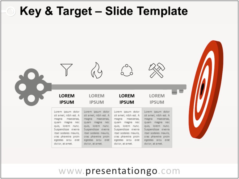 Free Goals And Objectives Powerpoint Template