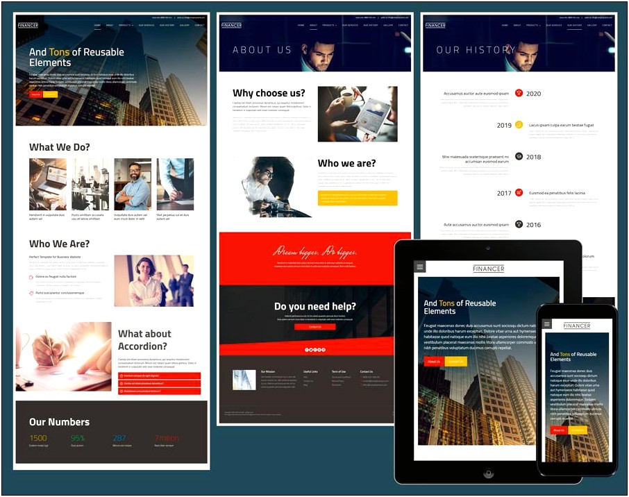 Free Html Responsive Templates For Business