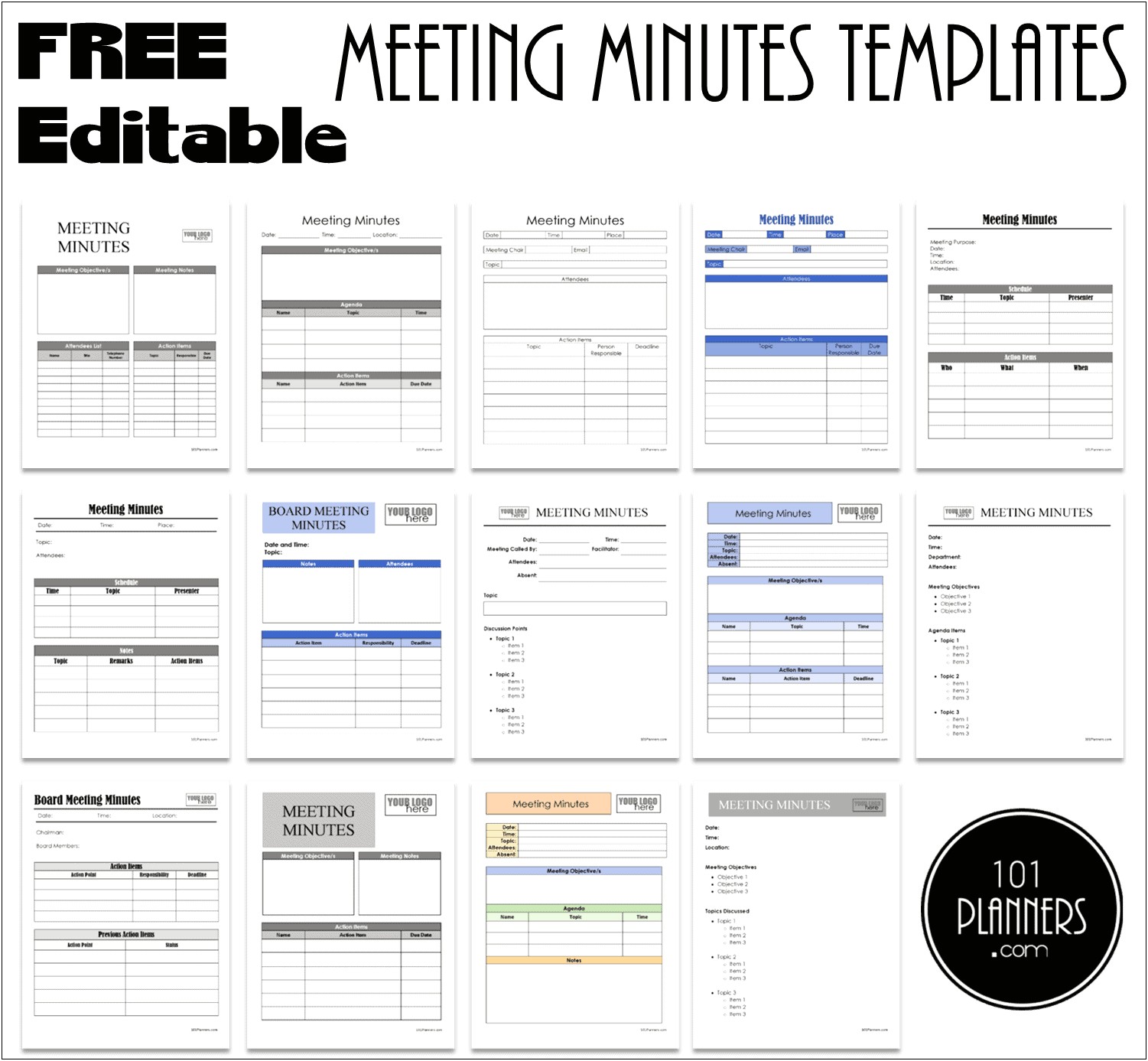 free-meeting-agenda-and-minutes-template-resume-example-gallery