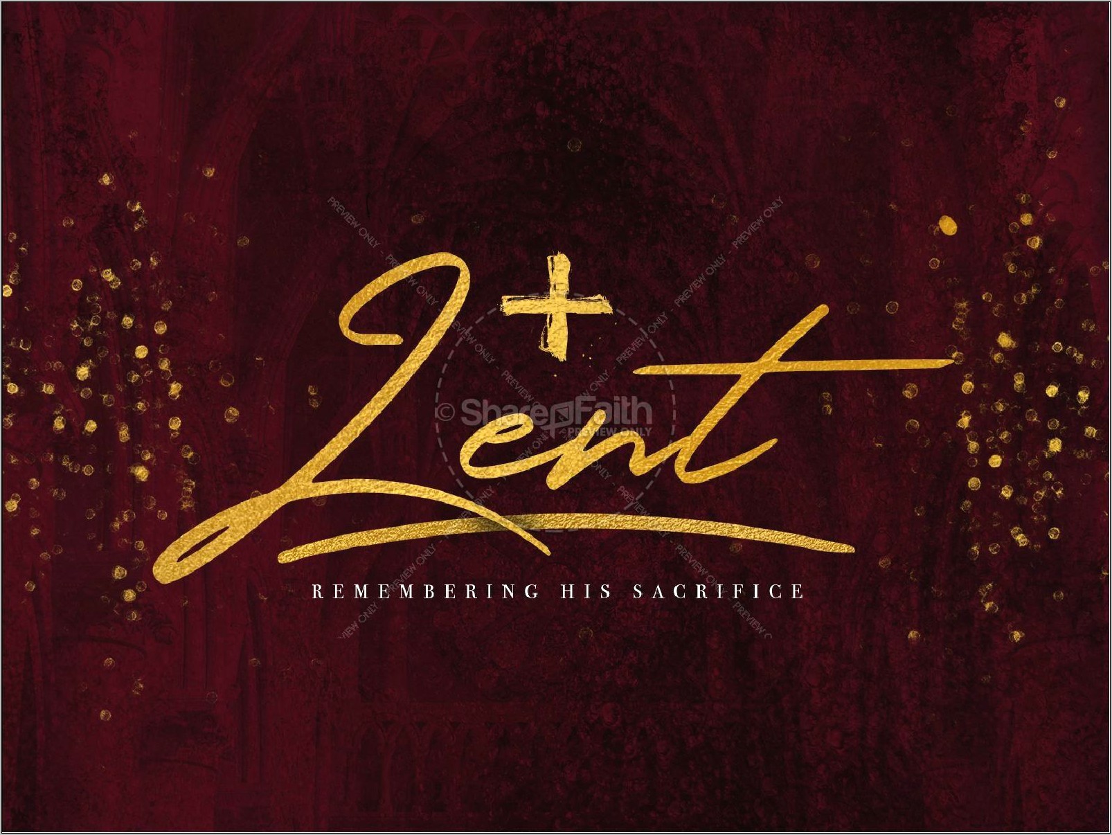 Free Powerpoint Templates For Lenten Season