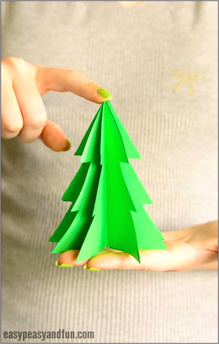 Free Printable 3d Christmas Tree Template Resume Example Gallery
