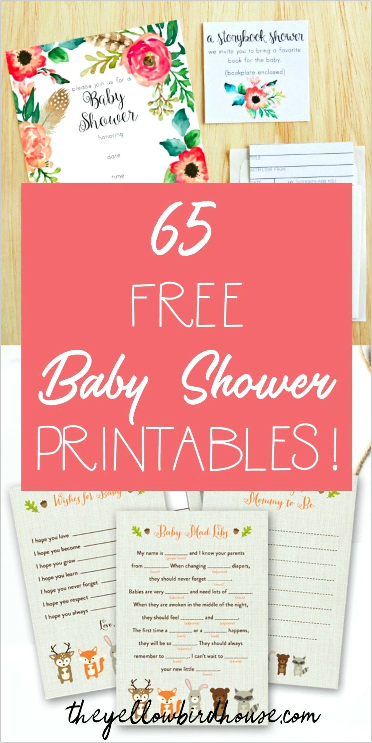 Free Printable Baby Shower Agenda Templates Worl