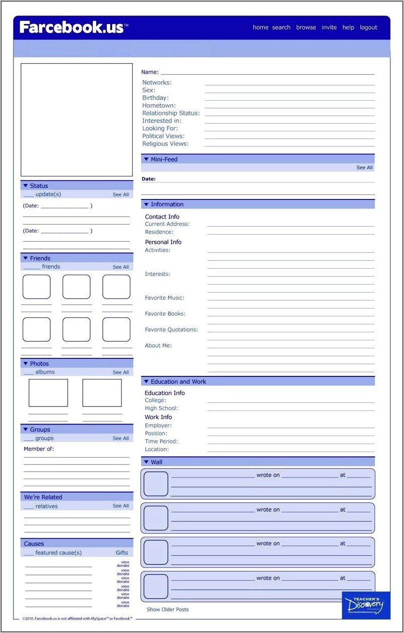 free-printable-facebook-template-for-students-resume-example-gallery