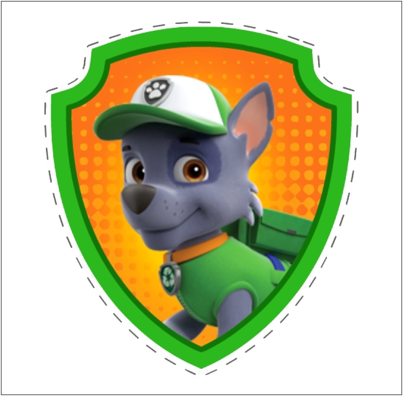 Free Printable Paw Patrol Badge Template Resume Example Gallery
