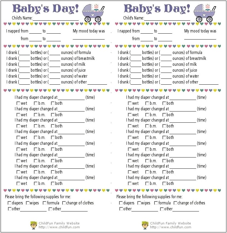 Free Printable Preschool Progress Report Template Resume Example Gallery