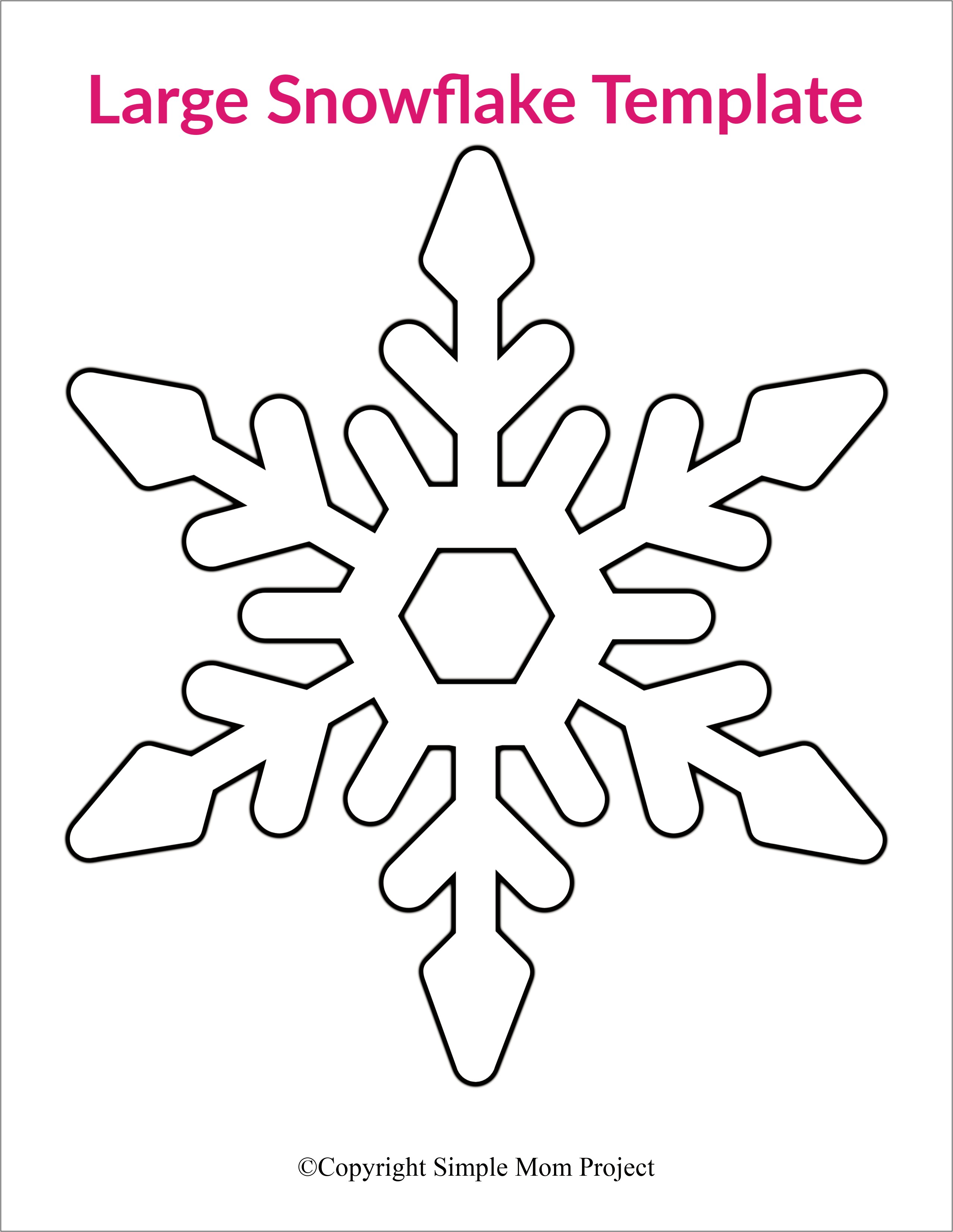 Free Snowflake Templates To Cut Out