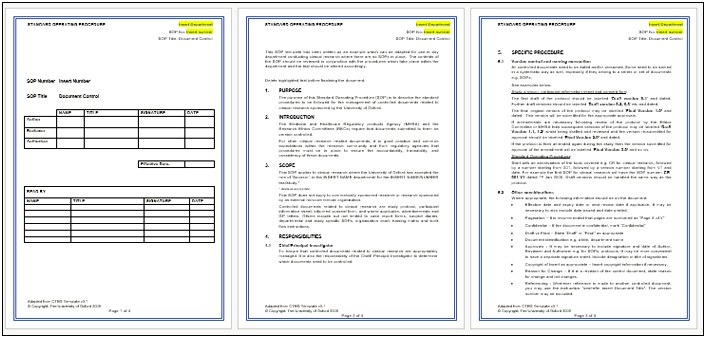 free-standard-operating-procedure-template-pdf-resume-example-gallery