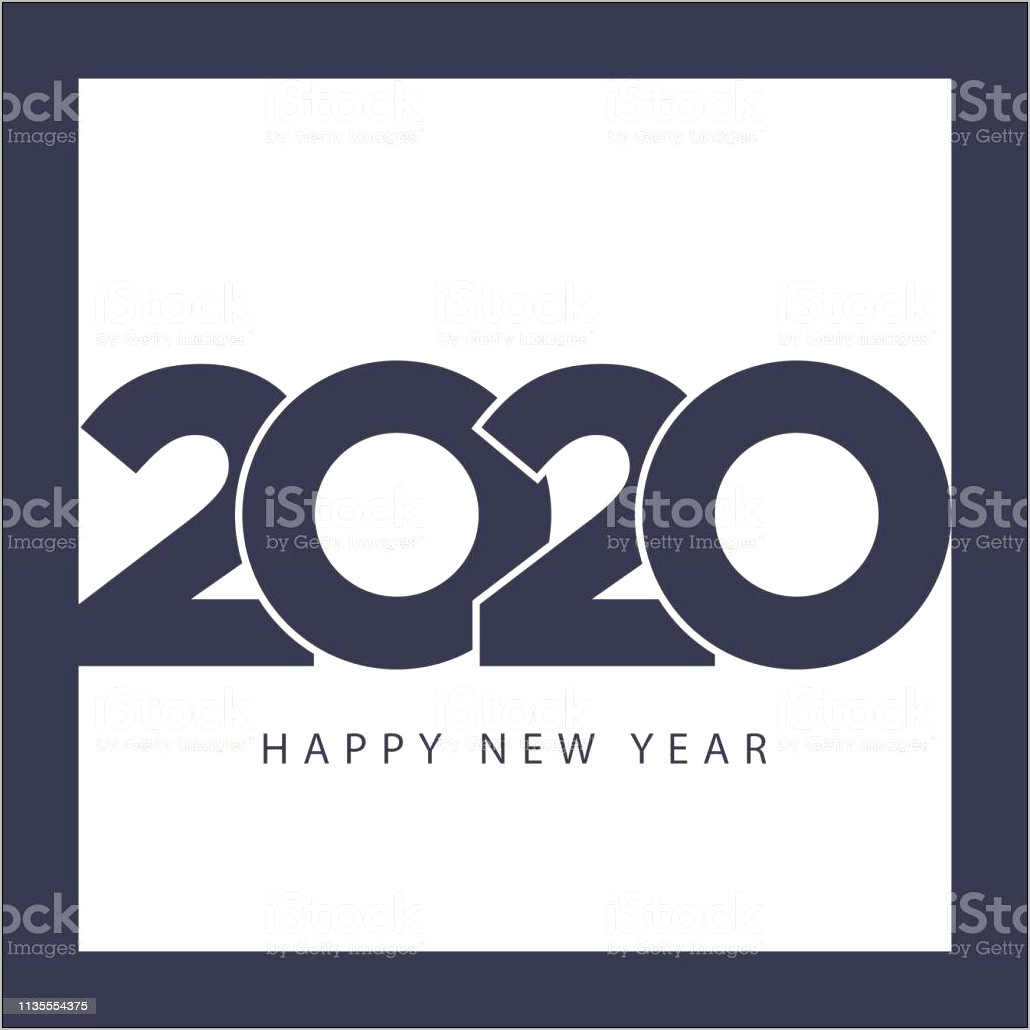 Happy New Year 2020 Template Free